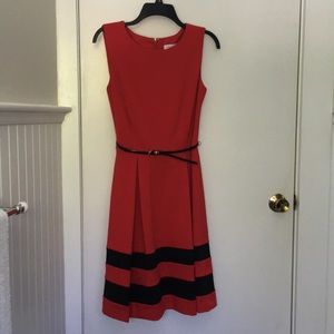 Red Calvin Klein Dress